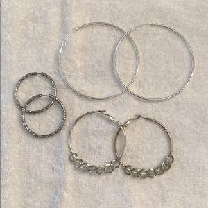Silver Hoop Collection